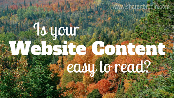 easy website content