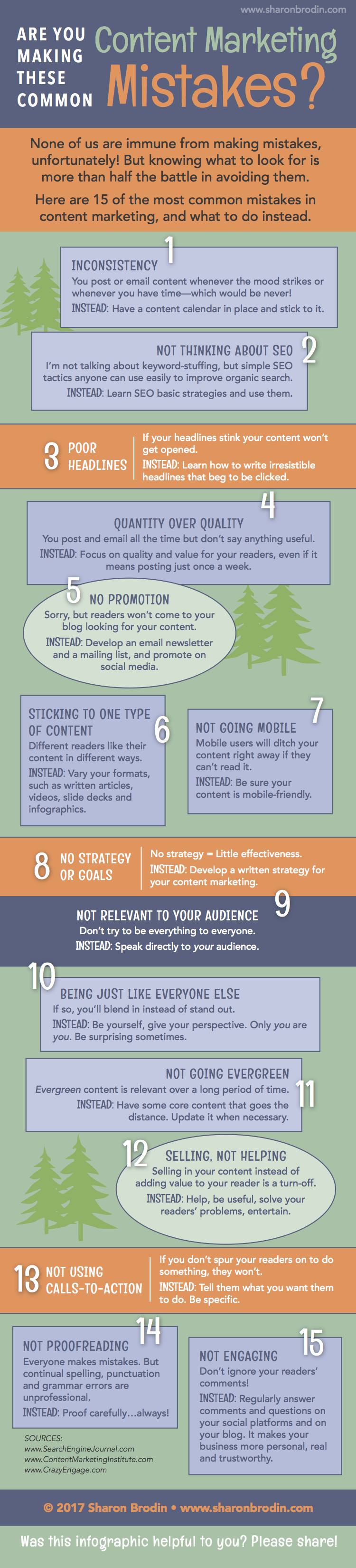 content marketing mistakes