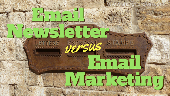 email newsletter vs email marketing